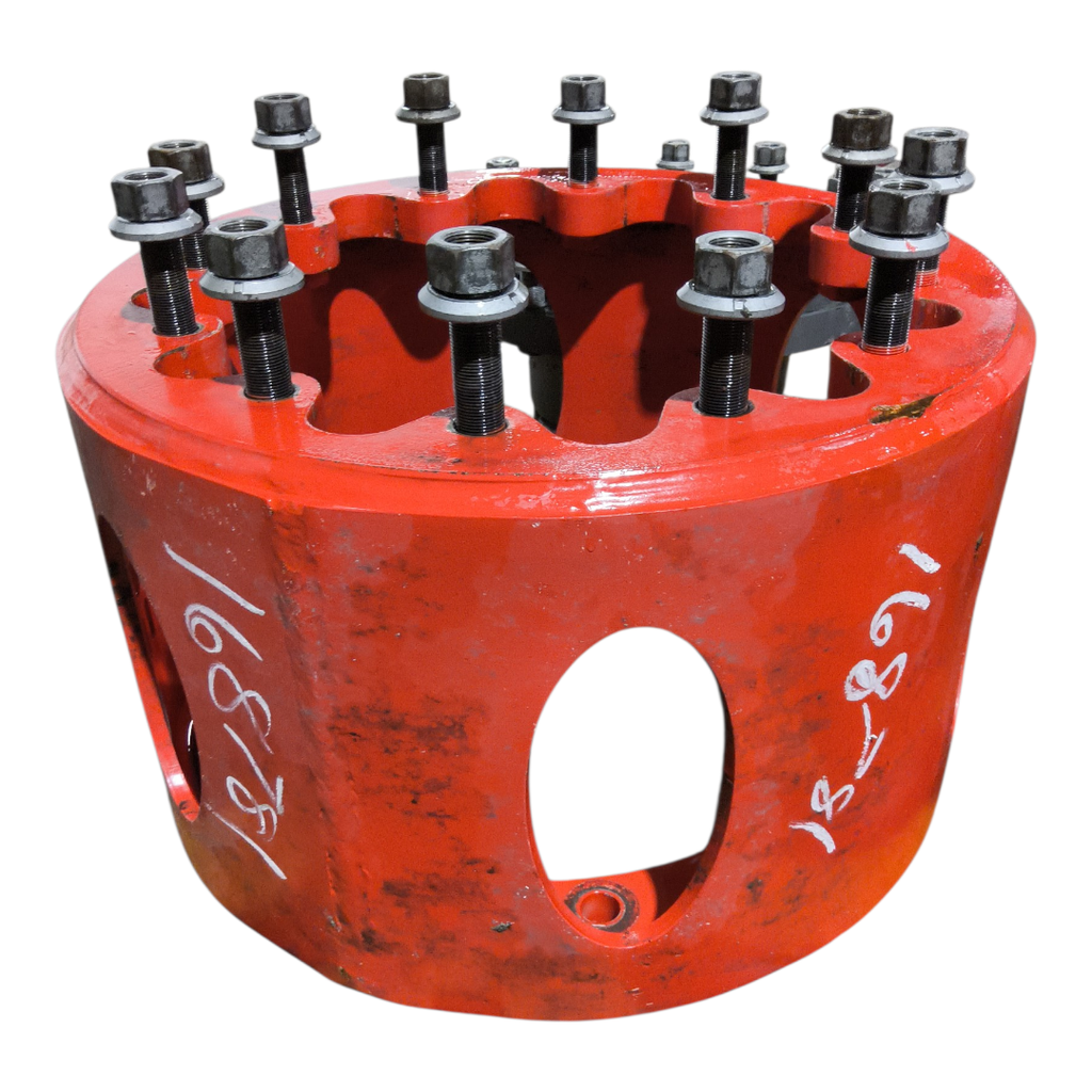 10 to 12-Hole 13.5"L FWD Spacer, Fendt/Agco Red