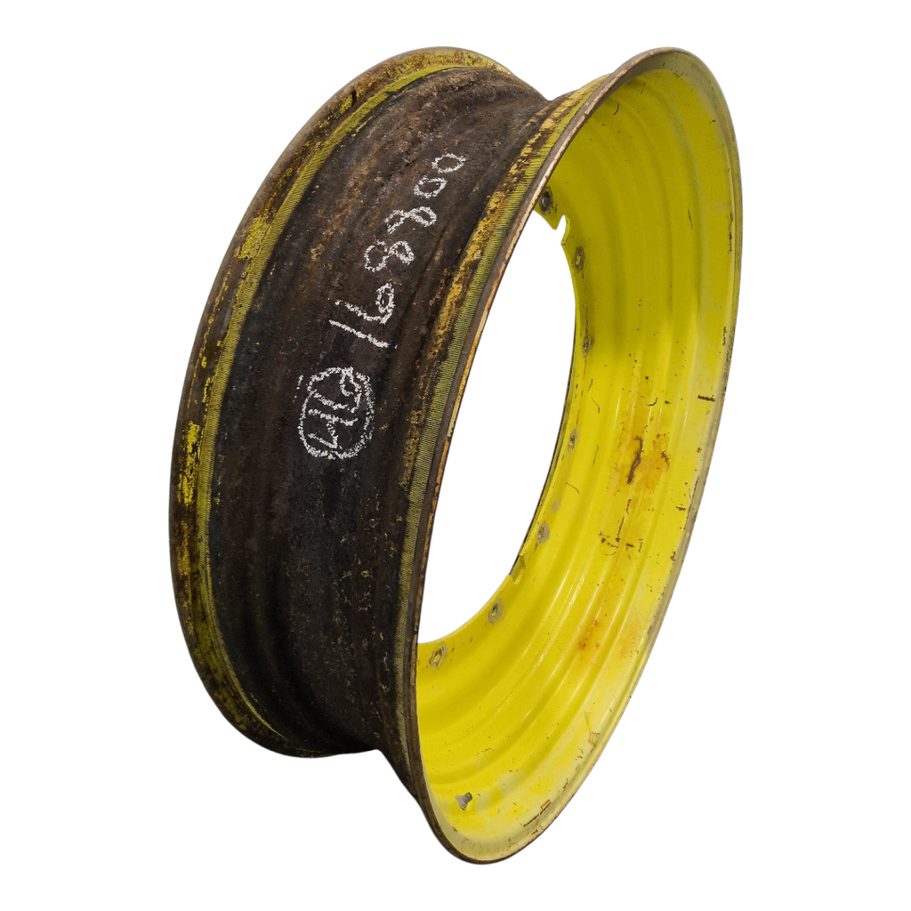 13"W x 46"D, John Deere Yellow 12-Hole Stub Disc , -3.13" Offset