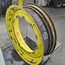 13"W x 46"D, John Deere Yellow 12-Hole Stub Disc , -3.13" Offset