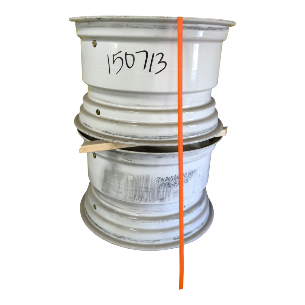 18"W x 28"D, Ford / New Holland White 10-Hole Formed Plate , -0.62" Offset
