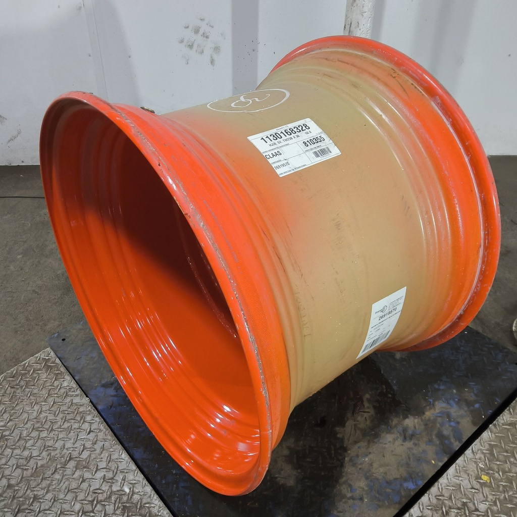 23"W x 30"D, Fendt/Agco Red 8-Hole Formed Plate , -2.31" Offset
