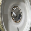 10"W x 42"D, Ford / New Holland White 12-Hole Formed Plate , -3.38" Offset