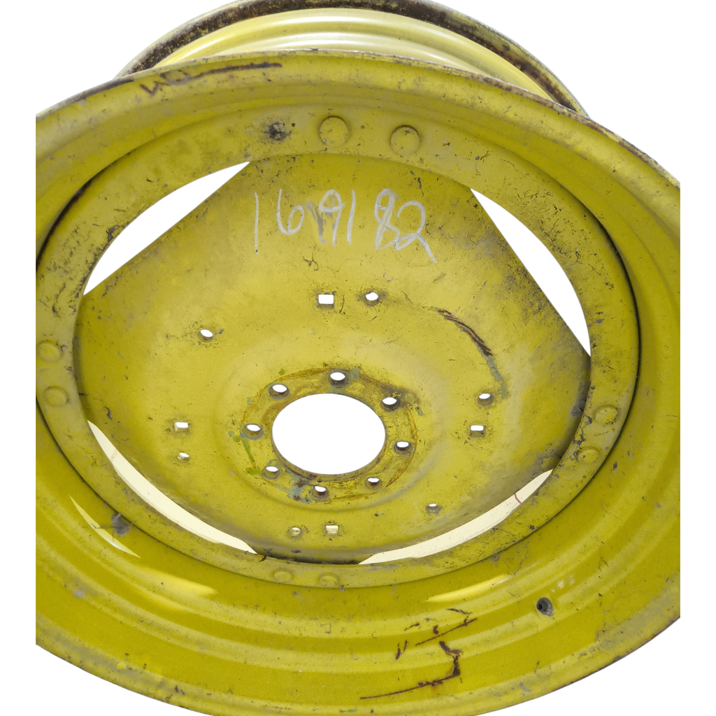 8-Hole Stub Disc (groups of 2 bolts) Center for 38"-54" Rim, John Deere Yellow