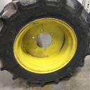 8"W x 18"D, John Deere Yellow 6-Hole Implement