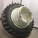 18"W x 42"D, New Holland White 16-Hole Tiger Planetary Drive Dual