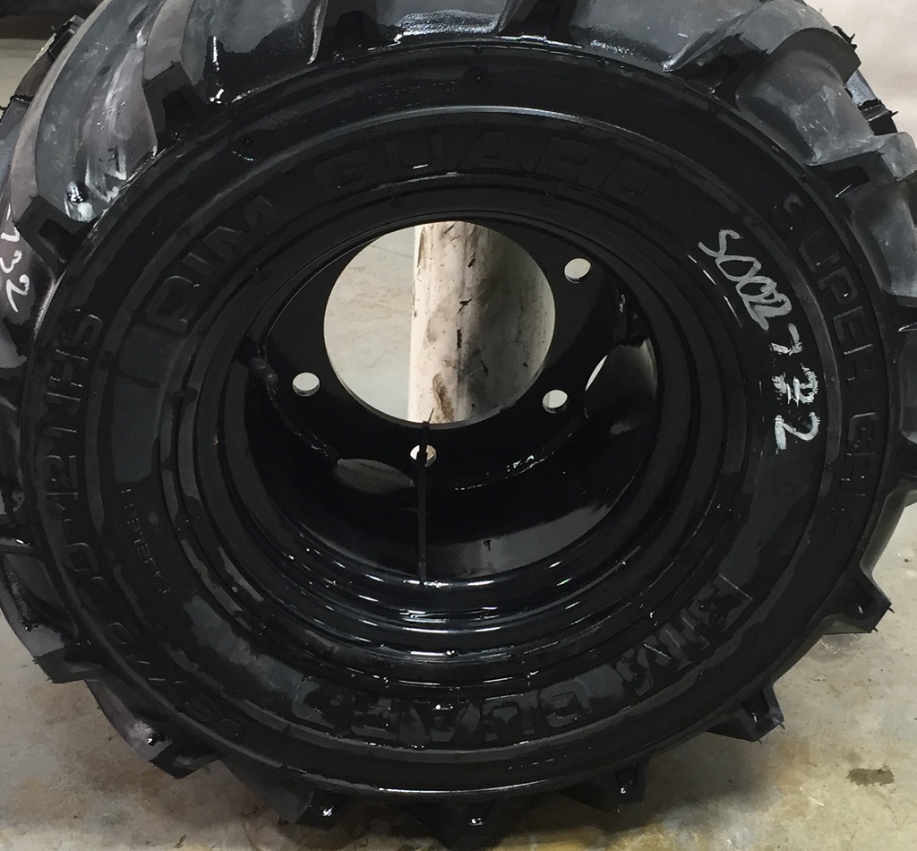 8"W x 12"D, Black 6-Hole Implement