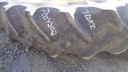 380/90R50 Goodyear Farm DT800 Optitrac R-1W on John Deere Yellow 10-Hole Stub Disc 55%