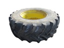 710/70R42 Firestone Radial All Traction DT R-1W on John Deere Yellow 12-Hole Stub Disc 40%