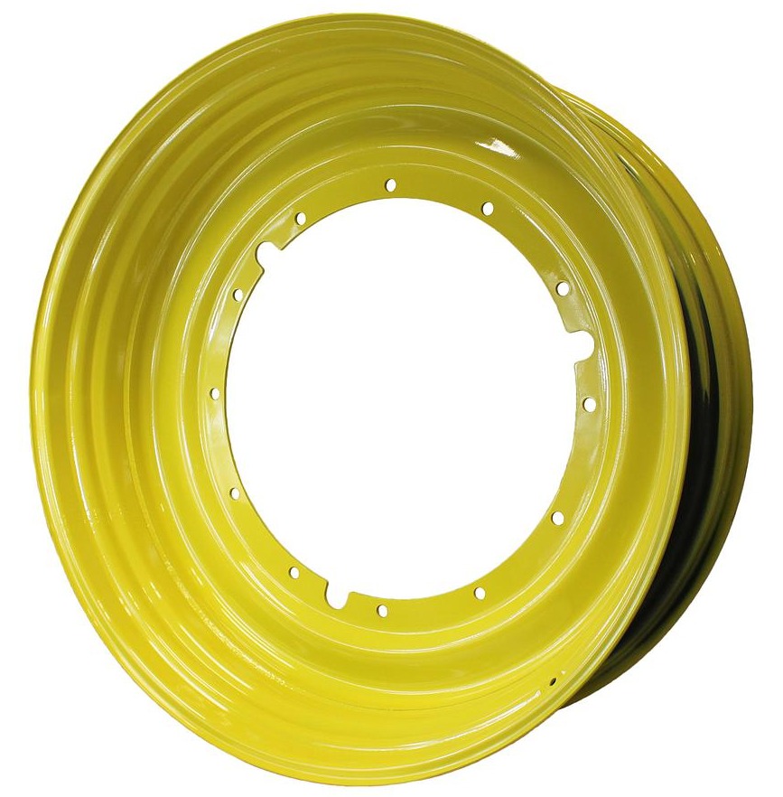 15"W x 50"D, John Deere Yellow 12-Hole Stub Disc