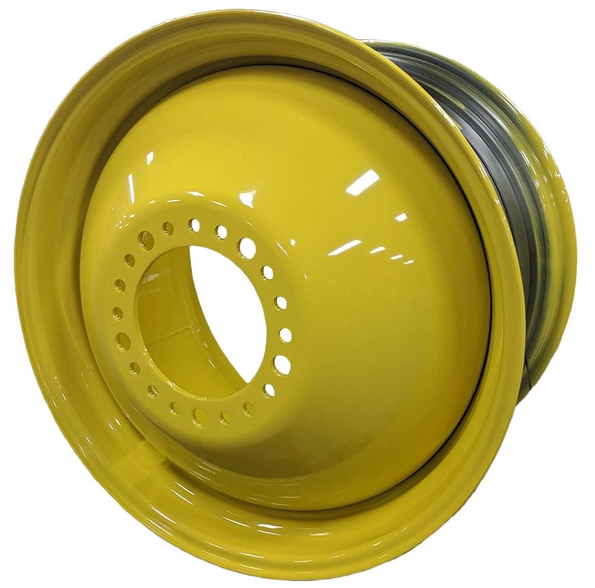 23"W x 38"D, John Deere Yellow 20-Hole Dolly Dual Hi-Tensile Steel