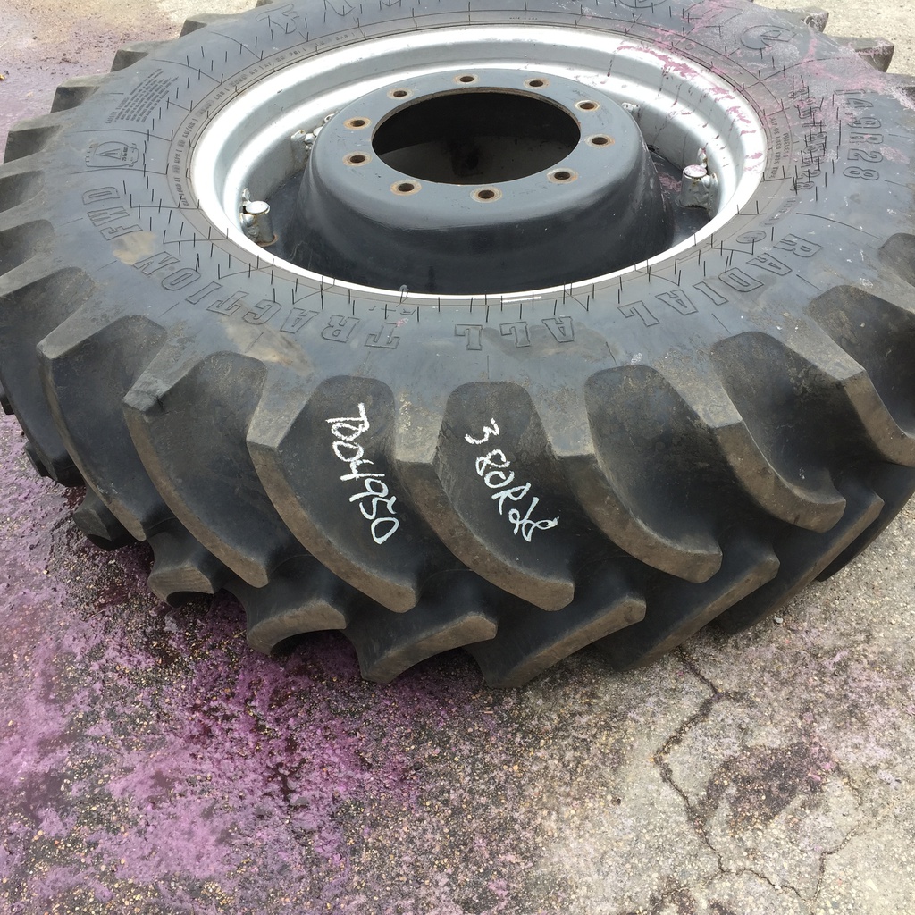 USED 380/85R28 Firestone Radial All Traction FWD R-1 133B 99% for Sale ...