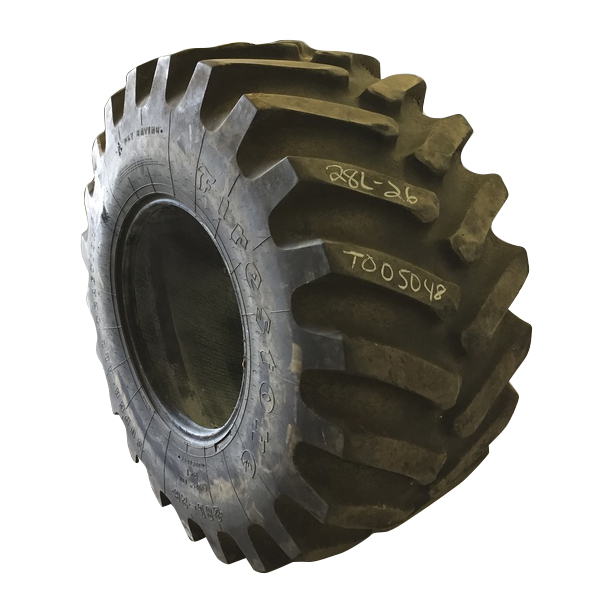 28/L-26 Firestone Super All Traction 23 R-1, F (12 Ply) 75%