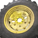 15"W x 30"D, John Deere Yellow 0-Hole Double Bevel 28" Cast