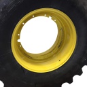 25"W x 38"D, John Deere Yellow 12-Hole Stub Disc