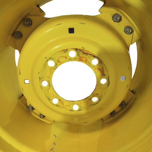 [T014366CTR] 8-Hole Clamp/U-Clamp Style (groups of 2 bolts) Center for 24" Rim, John Deere Yellow