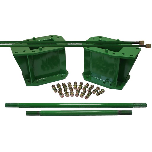 [49437] 15.5"L Combine Frame Extension for John Deere Combine 9000STS/"S" Series ("B" Std 18/18 Spline Long/Short Drive Shafts), John Deere Green