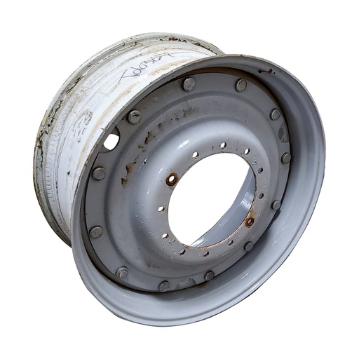 [T010367RIM] 16"W x 38"D, Agco Corp Gray 12-Hole Stub Disc , -3.62" Offset