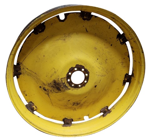 [T010979CTR-NRW] 8-Hole Rim with Clamp/U-Clamp Center for 54" Rim, John Deere Yellow