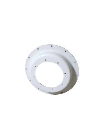 [T012195CTR] 8-Hole Stub Disc Center for 34" Rim, New Holland White