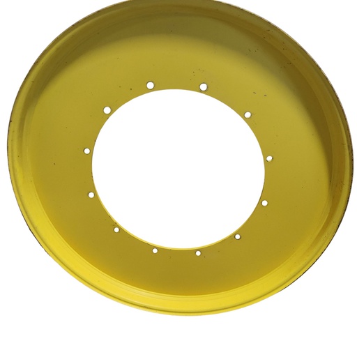 [T012510RIM] 12"W x 54"D, John Deere Yellow 12-Hole Stub Disc