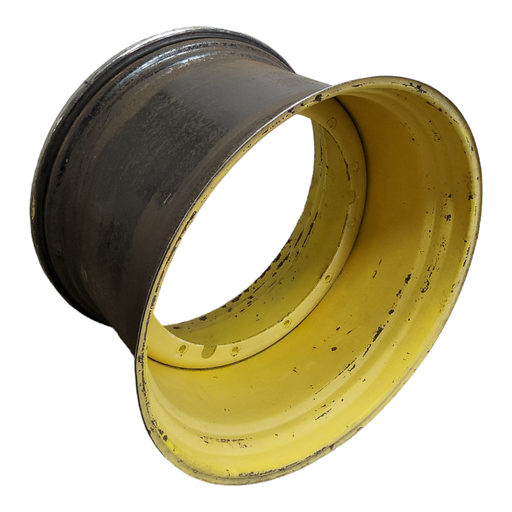 [T013431RIM] 28"W x 42"D, John Deere Yellow 12-Hole Stub Disc , -0.5" Offset