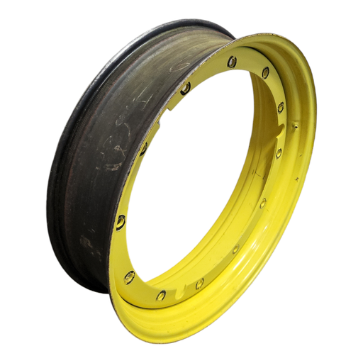 [T013540RIM] 10"W x 38"D, John Deere Yellow 12-Hole Stub Disc , -2.38" Offset