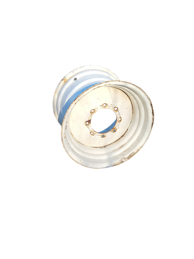 [WT009234-NHW] 20"W x 26"D, New Holland White 8-Hole Formed Plate , 5" Offset