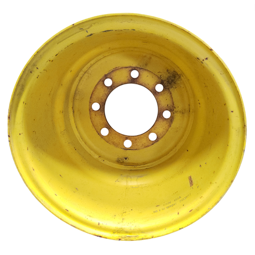 [S004081RIM] 18"W x 16.1"D, John Deere Yellow 8-Hole Implement , 0.75" Offset