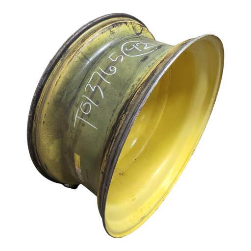 [T013765RIM] 18"W x 42"D, John Deere Yellow 10-Hole Dolly Dual-Outside