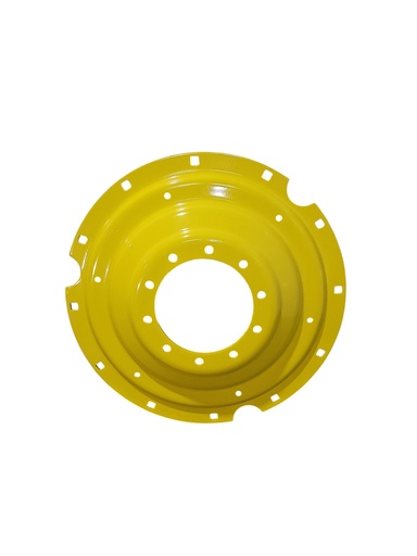 [CTR22244A] 10-Hole Stub Disc Center for 38"-54" Rim, John Deere Yellow