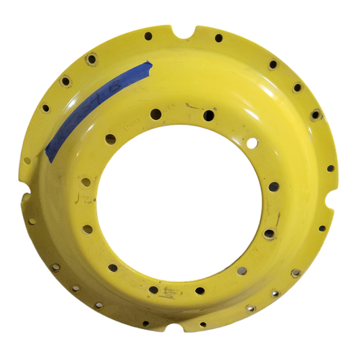 [CTR22254B] 12-Hole Waffle Wheel (Groups of 3 bolts)HD Center for 34" Rim, John Deere Yellow