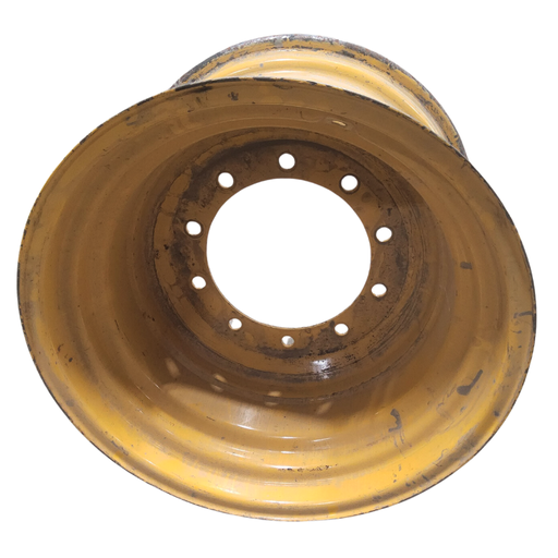 [KW000109] 16"W x 24"D, Industrial Yellow 10-Hole Formed Plate