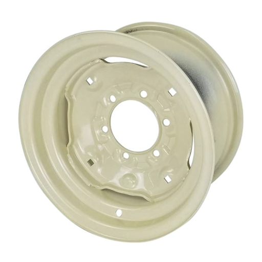 [5033400-RIM] 8"W x 15"D, Off White 6-Hole Implement