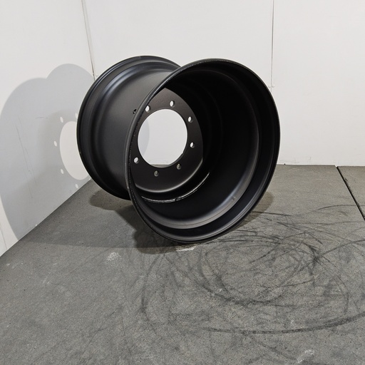 [124556] 16"W x 22.5"D, Dead Flat Black 8-Hole Formed Plate