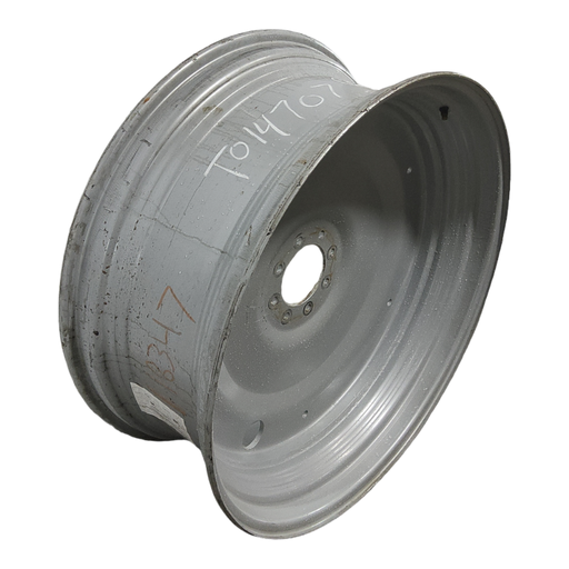 [T014707RIM] 15"W x 38"D, Agco Corp Gray 8-Hole Formed Plate