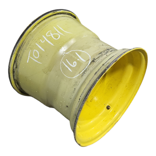 [T014811RIM] 14"W x 16.1"D, John Deere Yellow 8-Hole Implement , 1.19" Offset