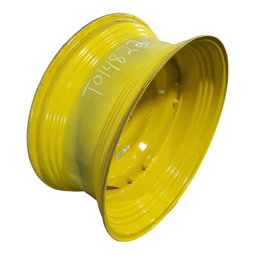 [T014822RIM] 15"W x 34"D, John Deere Yellow 8-Hole Waffle Wheel (Groups of 2 Bolts)