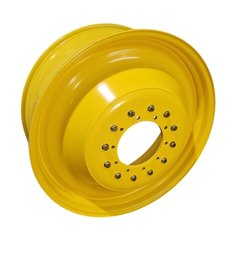 [125116] 16"W x 42"D, Versatile Yellow 10-Hole Straddle Dual - Inside Main , 10.5" Offset