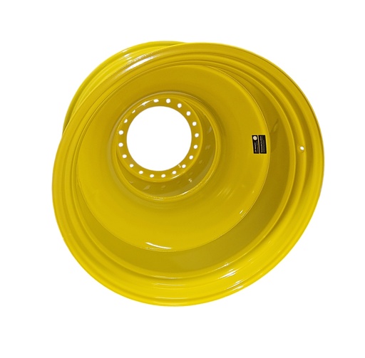 [NTS-125238] 23"W x 42"D, John Deere Yellow 20-Hole Straddle Dual 2.0 - Outside Dual , -23" Offset
