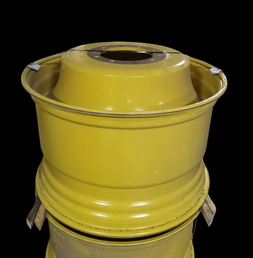 [NTS-125244] 23"W x 38"D, John Deere Yellow 10-Hole Straddle Dual - Inside Main , 15.25" Offset