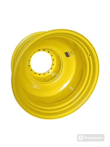[NTS-125255] 23"W x 38"D, John Deere Yellow 16-Hole Straddle Dual - Outside Dual