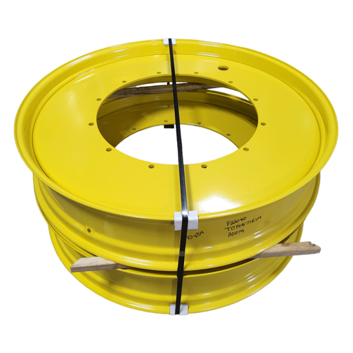 [NTS-129006] 10"W x 54"D, John Deere Yellow 12-Hole Stub Disc