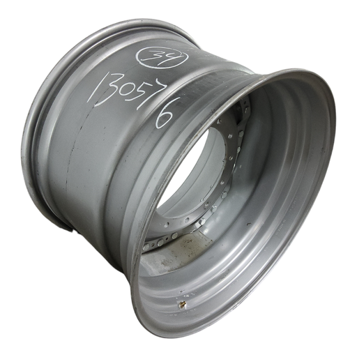 [NTS-130578] 23"W x 34"D, Case IH Silver Mist 12-Hole Waffle Wheel (Groups of 3 bolts) Rim with 12-Hole Center, Silver Mist