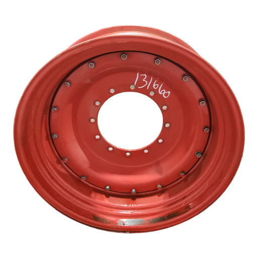 [131660] 12-Hole Stub Disc Center for 38"-54" Rim, Fendt/Agco Red