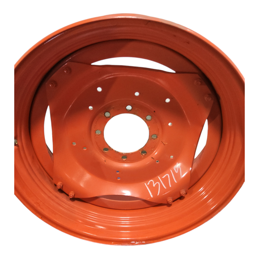 [NTS-131715] 8-Hole Stub Disc (groups of 2 bolts) Center for 38" Rim, Kubota Orange