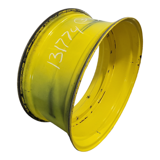 [NTS-131774] 15"W x 34"D, John Deere Yellow 12-Hole Stub Disc