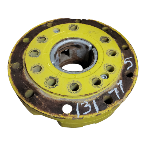 [131775] 10-Hole Wedg-Lok OE Style, 4.72" (120.02mm) axle, John Deere Yellow