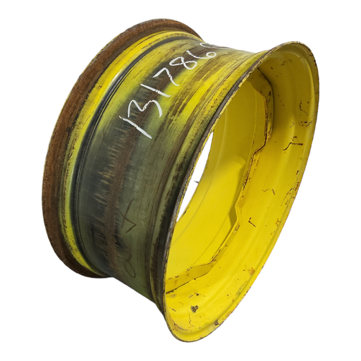 [NTS-131786] 15"W x 34"D, John Deere Yellow 12-Hole Waffle Wheel (Groups of 3 bolts) , 2.62" Offset