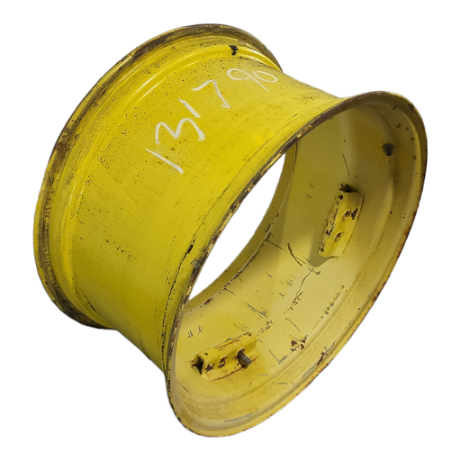 [NTS-131790] 15"W x 28"D, John Deere Yellow 8-Hole Rim with Clamp/U-Clamp (groups of 2 bolts)