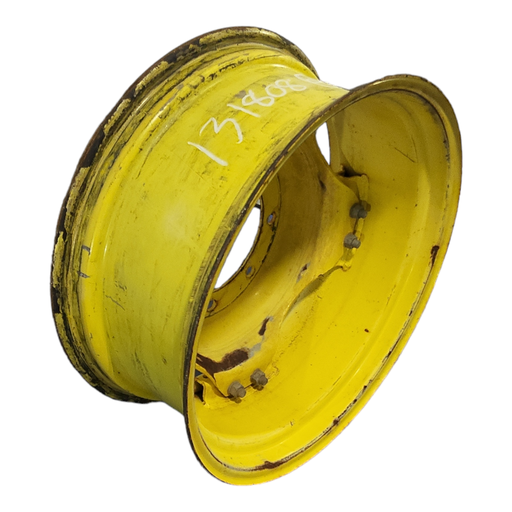 [NTS-131808] 10"W x 24"D, John Deere Yellow 8-Hole Rim with Clamp/U-Clamp (groups of 2 bolts)